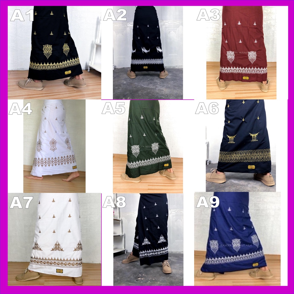 Wadimor - Sarung Wadimor Bordir Murah Motif Pintu Aceh