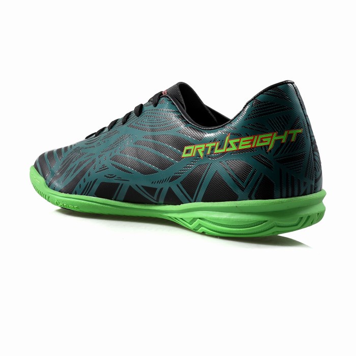 SEPATU FUTSAL ORTUSEIGHT AZTEC IN - GREEN BLACK