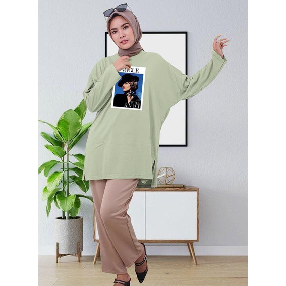 BLOUSE OVERSIZE LENGAN PANJANG LD 130CM DTF VG