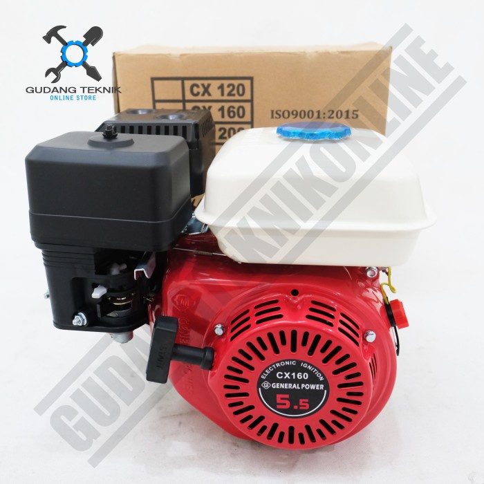 Engine Penggerak Mesin 4 Tak 5.5 Hp GX160 GENERAL / Mesin Penggerak Serba Guna Engine 4 Tak Gasoline Bensin  GX 160 GENERAL