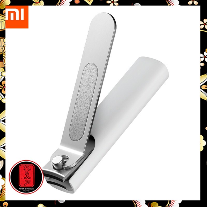 Xiaomi Mijia Gunting Kuku Nail Clipper Stainless Steel Anti-splash - MJZJD001QW - Silver