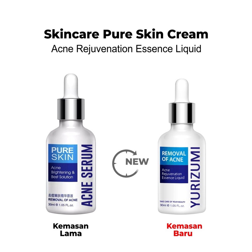 Hope Store - Yurizumi Skincare Pure Skin Acne Serum Penghilang Jerawat