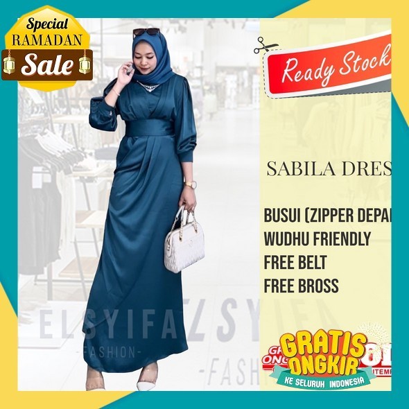 Zifani Dress Gamis Wanita Dewasa Terbaru 2022 Elegan Gamis Remaja Kekinian Viral Gamis Modern Lebara