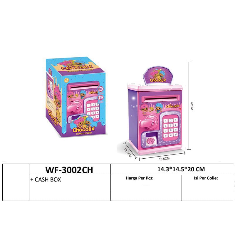 Deposit Lock Box WF-3002CH ( Mainan Anak )