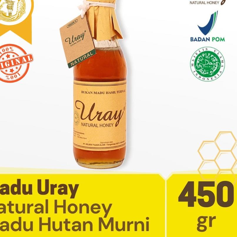

✧ URAY NATURAL HONEY (450 GRAM) / MURNI / PURE HONEY ♀