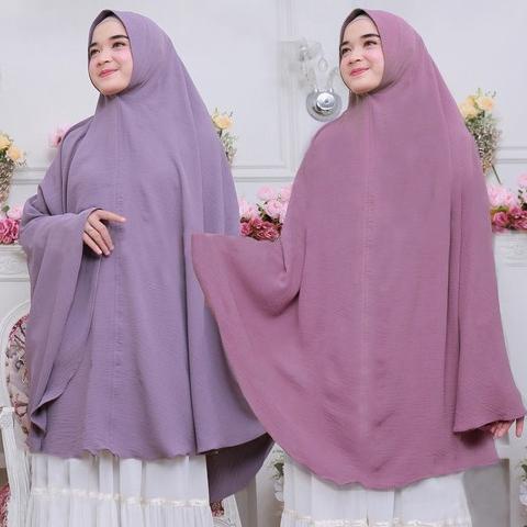 SALE KHIMAR JILBAB JUMBO CRINKLE/HIJAB JUMBO BERGO CRINKLE AIRFLOW PREMIUM/KERUDUNG JUMBO CRINKLE/JI