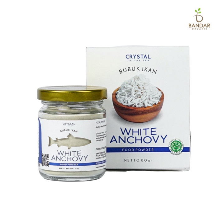 

Crystal of the Sea - White Anchovy Powder 80gr / Bubuk Ikan Teri Nasi