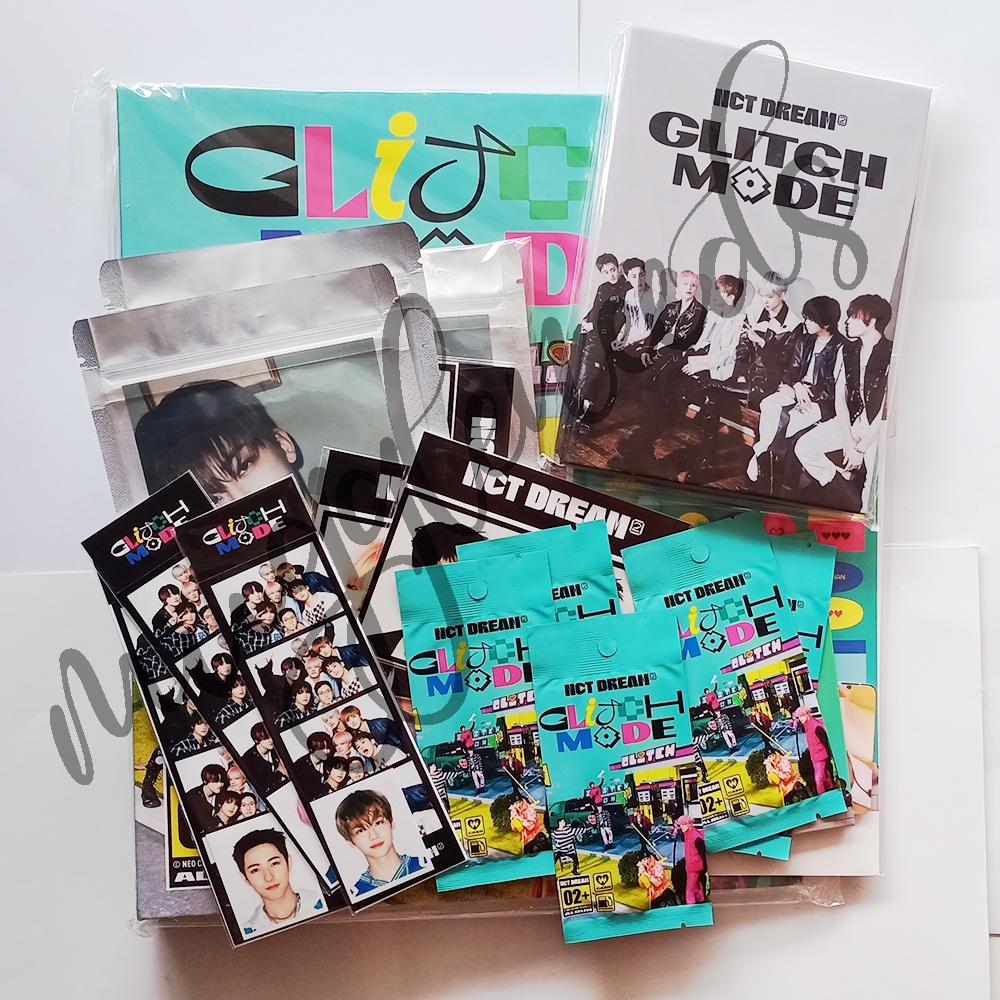 [READY] 2nd MD Pop Up Glitch Arcade NCT Dream Glitch Mode (Binder ONLY, Film Set, 4x6 Photo Renjun, 