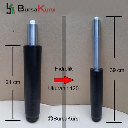 Terlaris Hidrolik Kursi Kantor Uk 120 - Gaslift Kursi Kantor - Tanpa Pasang