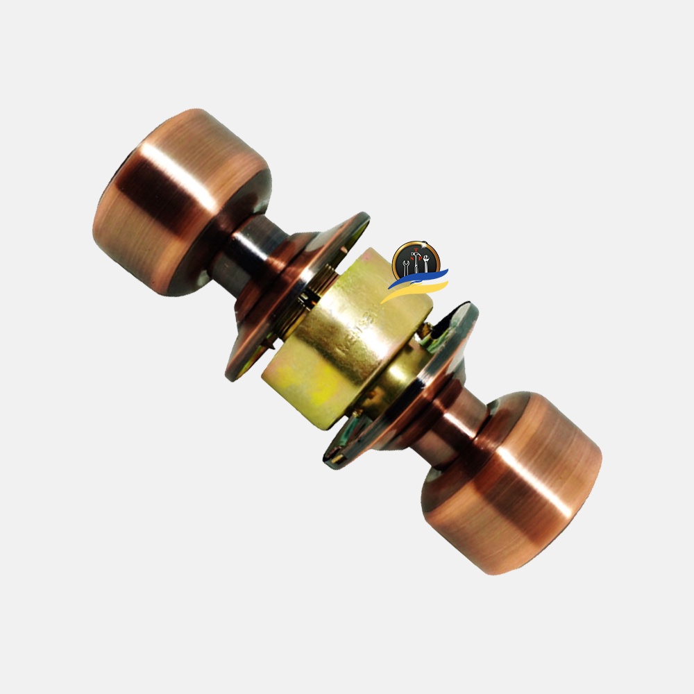 Kunci Pintu Gagang Bulat Stainless Steel Teshen Warna Antik