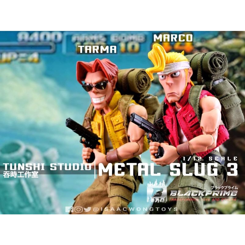 Tunshi Studio Metal Slug 3 Marco Rossi / Tarma Roving 1/12 Figure
