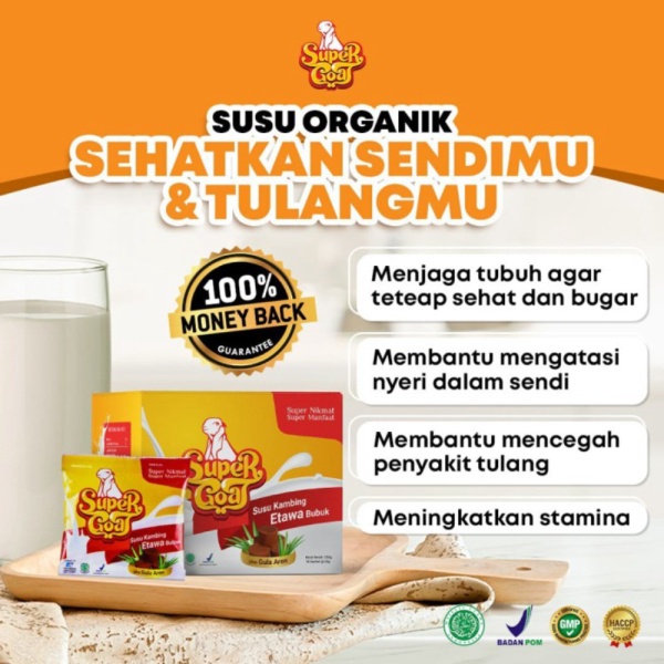 

Promo Super Goat Susu kambing Etawa Organic Bikin Tulang Keropos Sehat Diskon