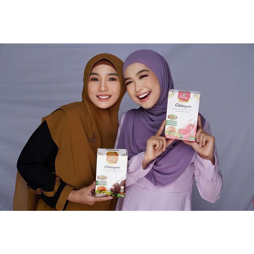 1sacet glutagam batrisyia herbal glutamilk batrisya minuman collagen kecantikan rasa strawbery batrisia