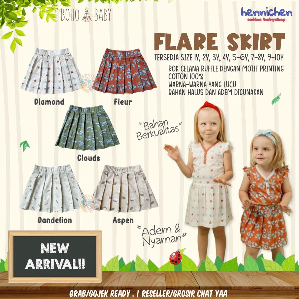 Bohopanna FLARE SKIRT / SKIRT BOHOPANNA / ROK ANAK PEREMPUAN / BOHOBABY SKIRT FASHION 1 - 10Y Disney