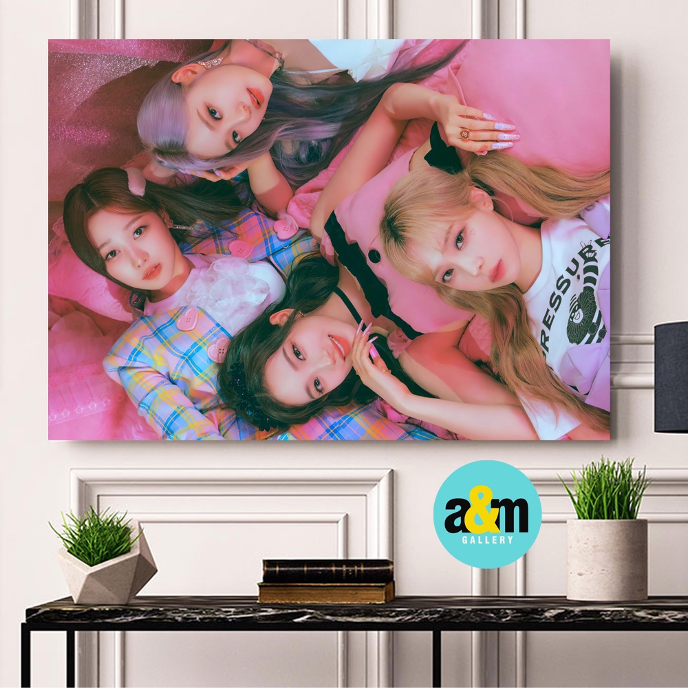 Poster Kayu AESPA Hiasan Dinding Kamar K-POP I Pajangan Dinding Kamar K-POP Wall Decor Kamar - A&amp;M