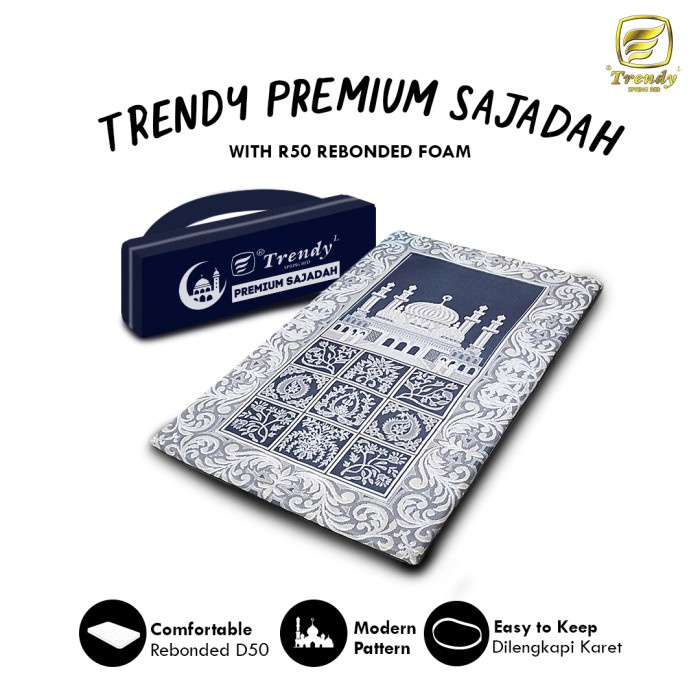 Trendy Sajadah Premium - Premium Sajadah Lipat Busa Rebonded
