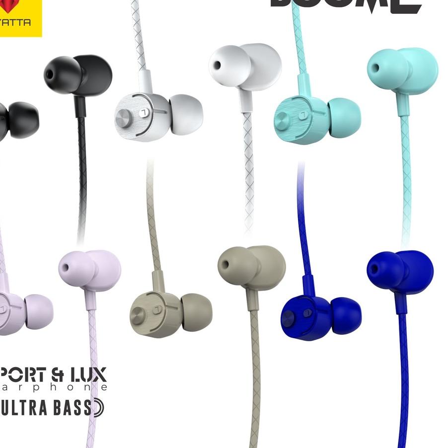 ☑ VYATTA BOOM E HEADSET EARPHONE HANDSFREE ULTRA BASS ✬