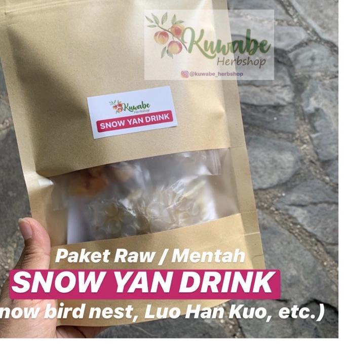 

♫ SNOW YAN DRINK/ PAKET MENTAH SNOW BIRD NEST TINGGI KOLAGEN ←