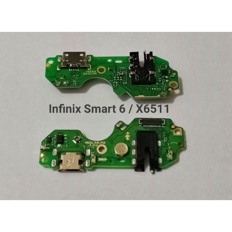 Papan cas infinix smart 6/x6511b