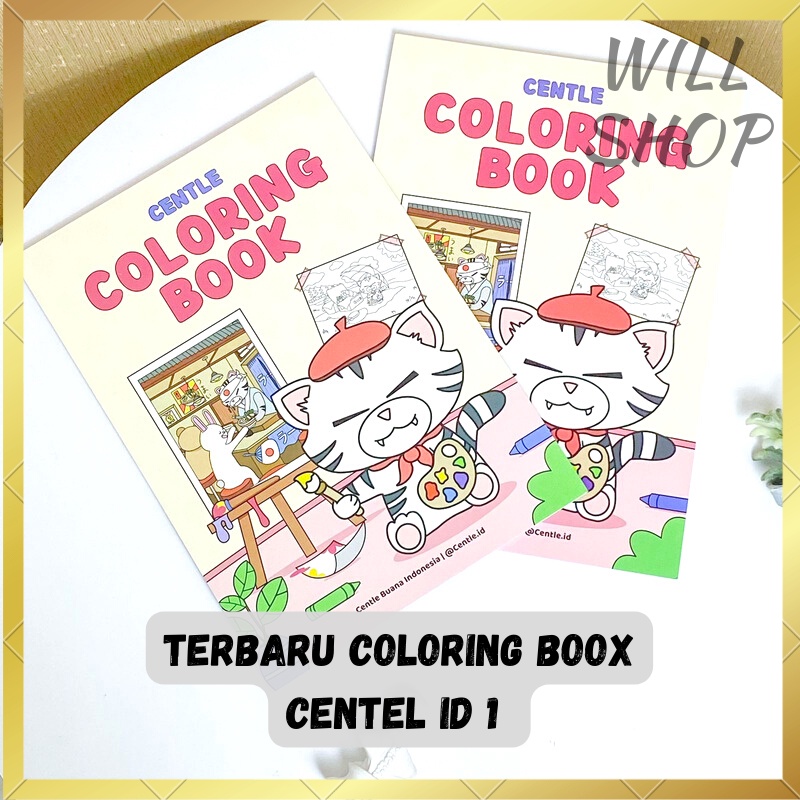 

COLORING BOOK CENTEL ID #1 ISI 25 LEMBAR BUKU MEWARNAI EDISI TERBARU DRAWING BOOK CENTEL BISA COD