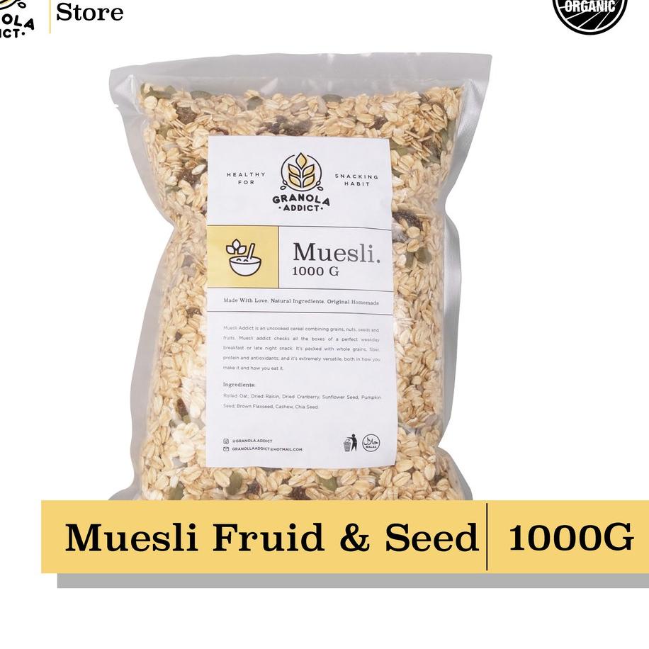 

➦ Granola Addict - Muesli Fruit & Seed 1KG ♠