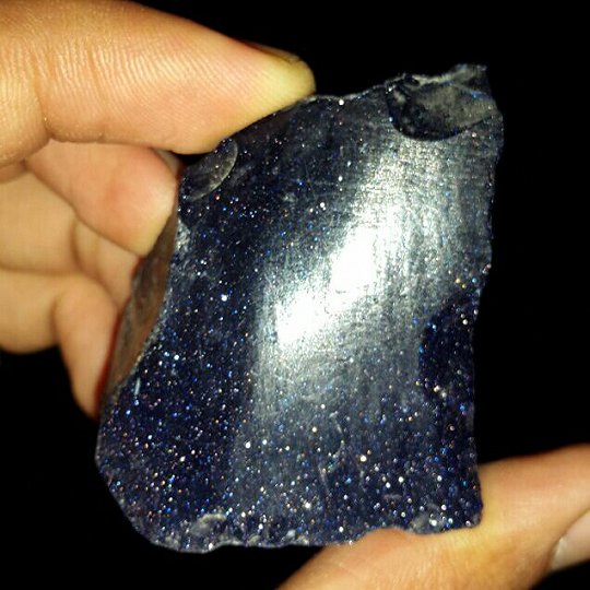 Batu Cincin Pasir Intan Biru HQ Batu / Rough Dijamin Murah...  PGS1211
