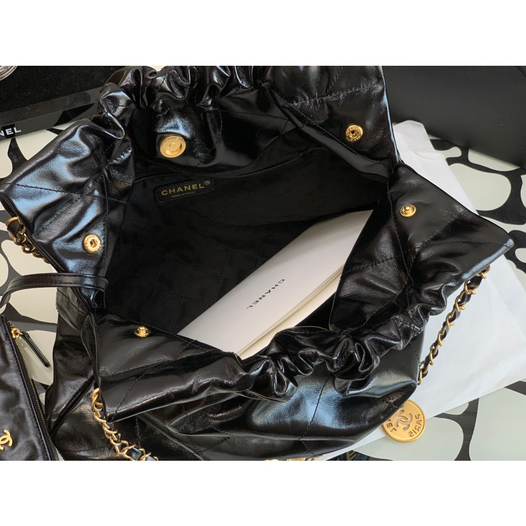 super premium tas wanita CH coco 22 handbag medium