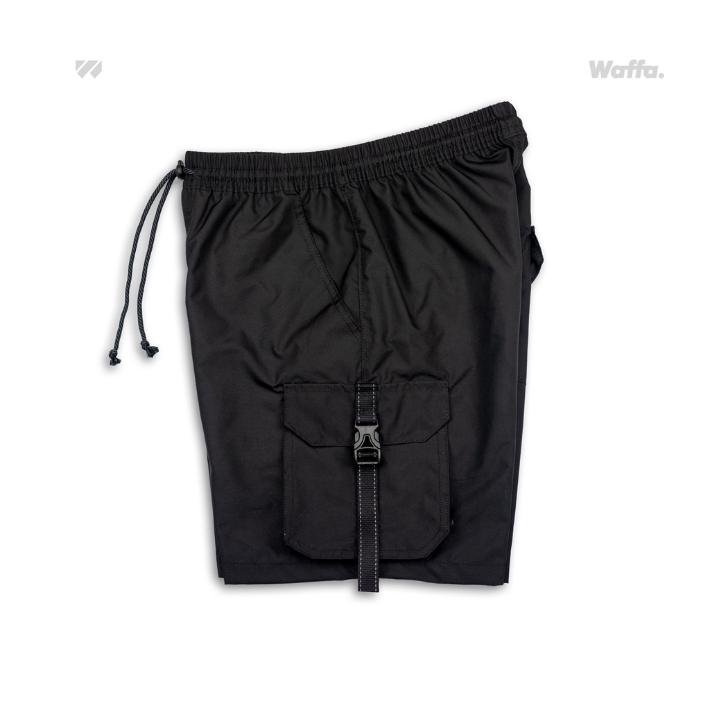 Short Cargo Pants | Explore | Waffa | Celana Pendek Cargo | Black