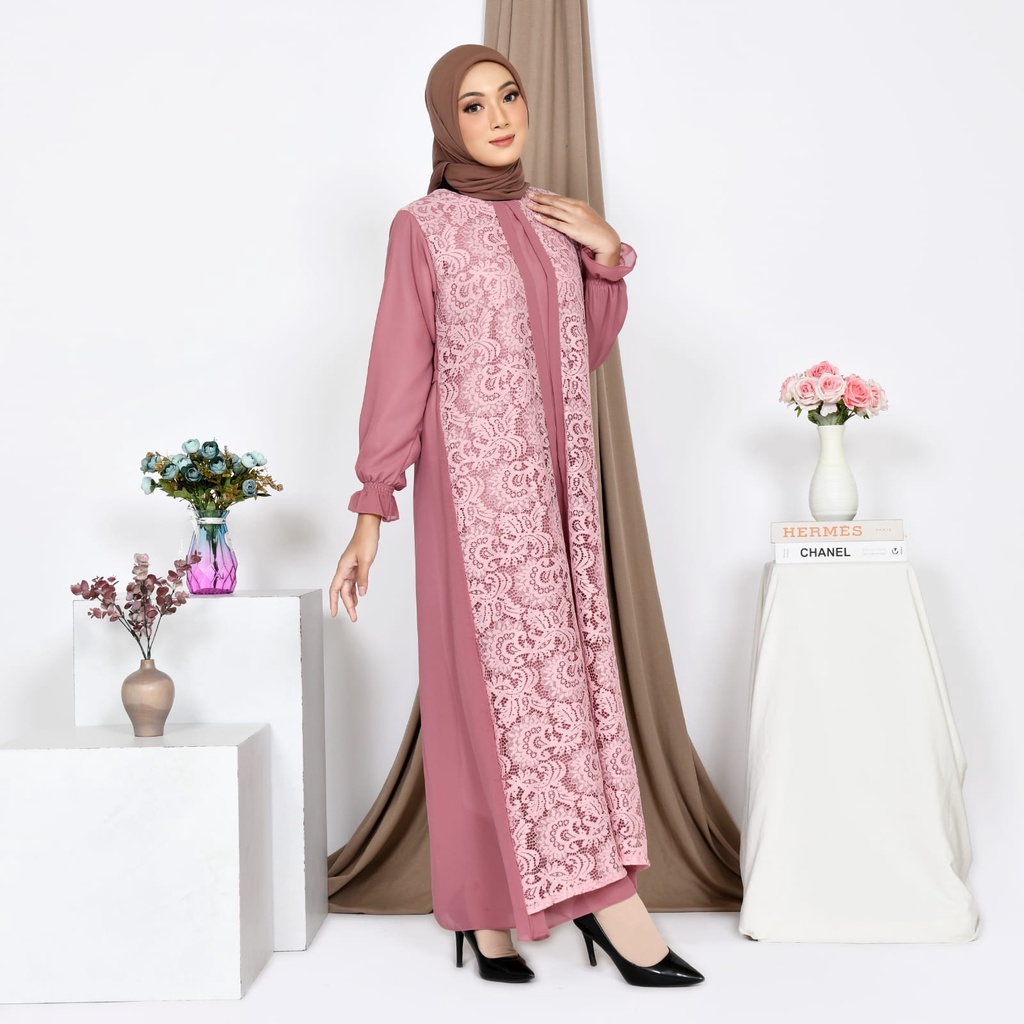 Gamis Lebaran  Havana jumbo ld 140 pj 140 bahan cerutybabydoll armany  / Gamis Tulle Realpict / Gamis Modern / Gamis Terbaru / Gamis Pesta / Gamis Kondangan / Gamis Seragam / Gamis mewah