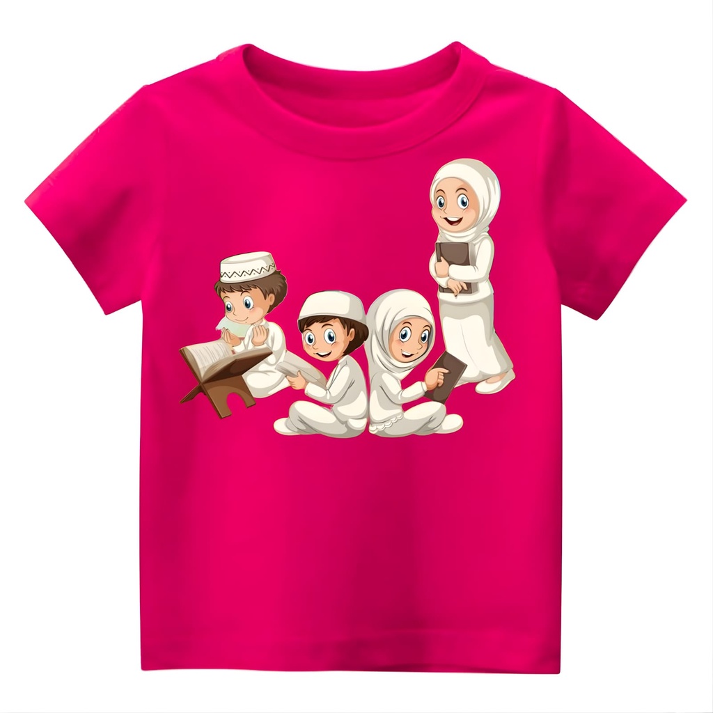 Hzl_outfit Kaos Anak Laki Dan Perempuan Nuzulul Quran/Kaos Atasan Anak Anak M,L,XL