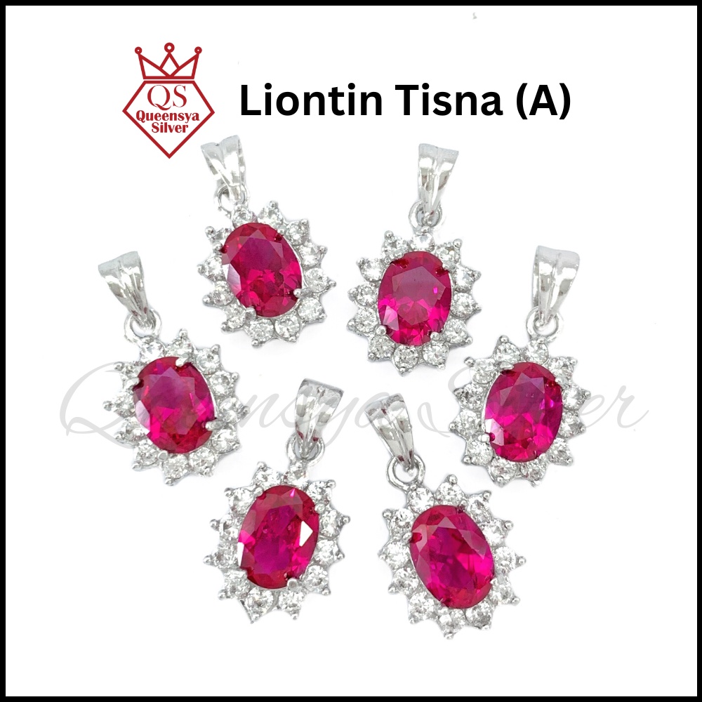 kalung liontin perak | asli silver 925 | Liontin Tisna queensya silver