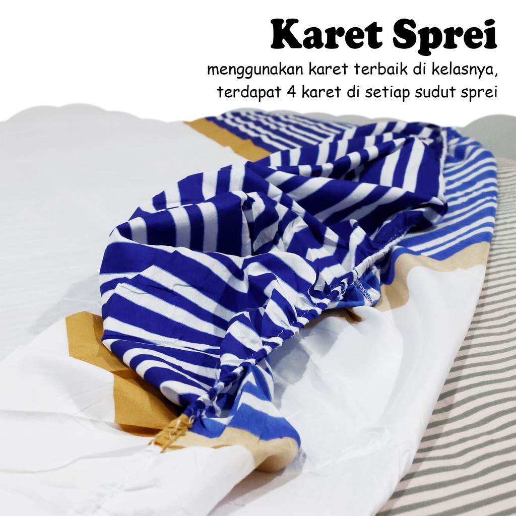 Lodoestar - Sprei Kasur Ukuran DoubleBed Bermotif Karakter Ukuran 120cmx200cm Bahan Teteron Cotton - CD-4