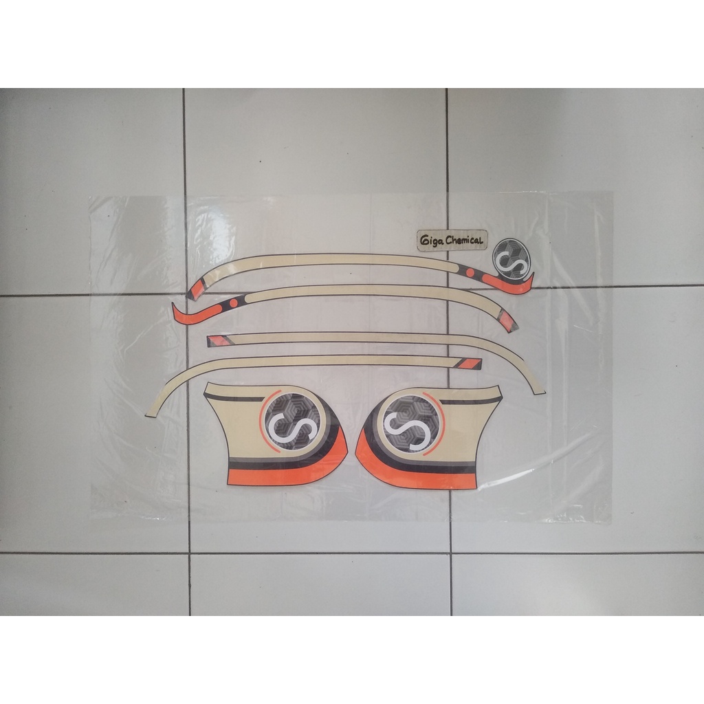 Striping Sticker Lis Honda Scoopy Fasion 2020 2021 Biru Original
