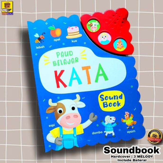 

Soundbook / Little Sound Book Paud Belajar Kata / Buku Anak / Buku Ana