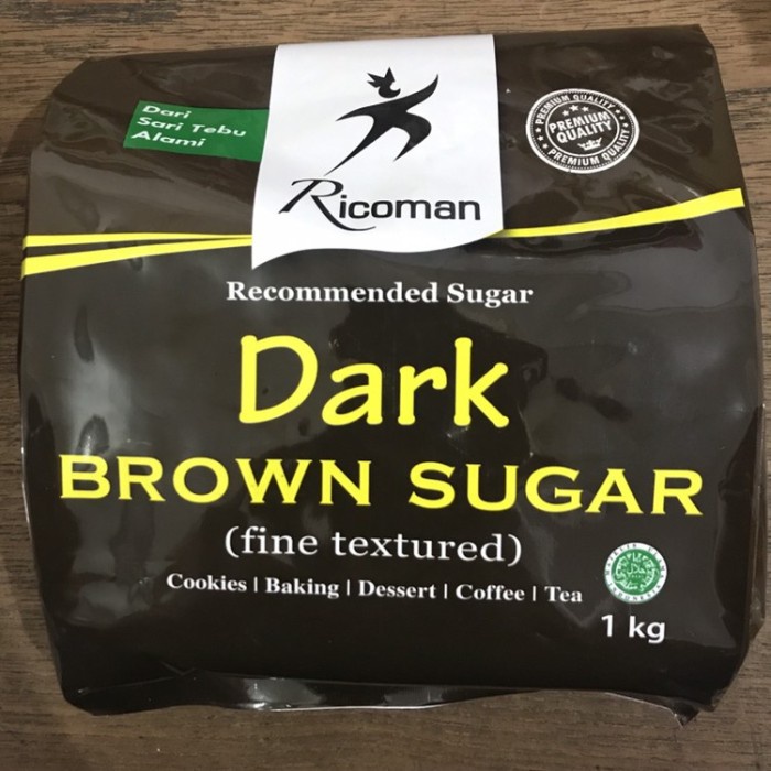 

Dark Brown Sugar Ricoman 1kg