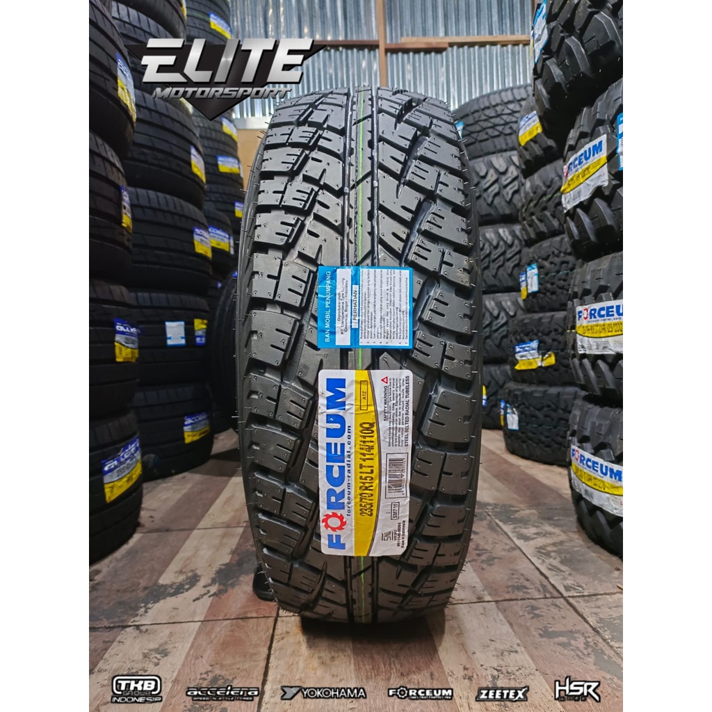 Ban Mobil Lapangan Ring 15 235/70 Ban Mobil Jimny katana Feroza Merk Forceum ATZ