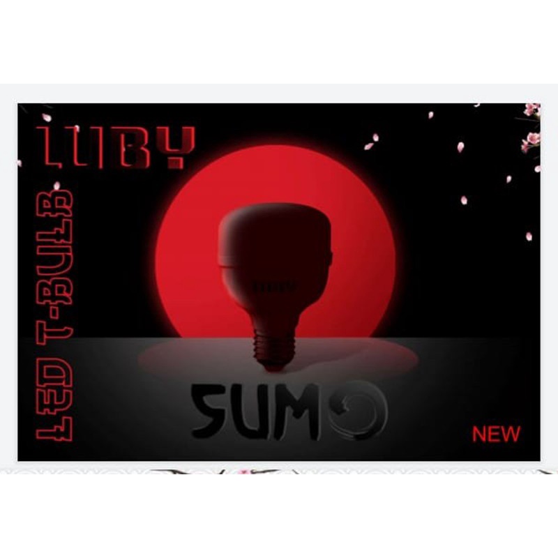 LAMPU BOHLAM LED LUBY SUMO CAHAYA PUTIH 12W / 16W / 22W / 30W / 40W GARANSI 1 TAHUN