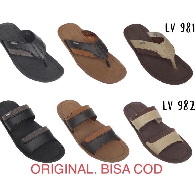 TERLARIS ORIGINAL New Sendal Cowok Dewasa Neckermann Sandal Pria Dewasa Neckermann LV981 & LV982
