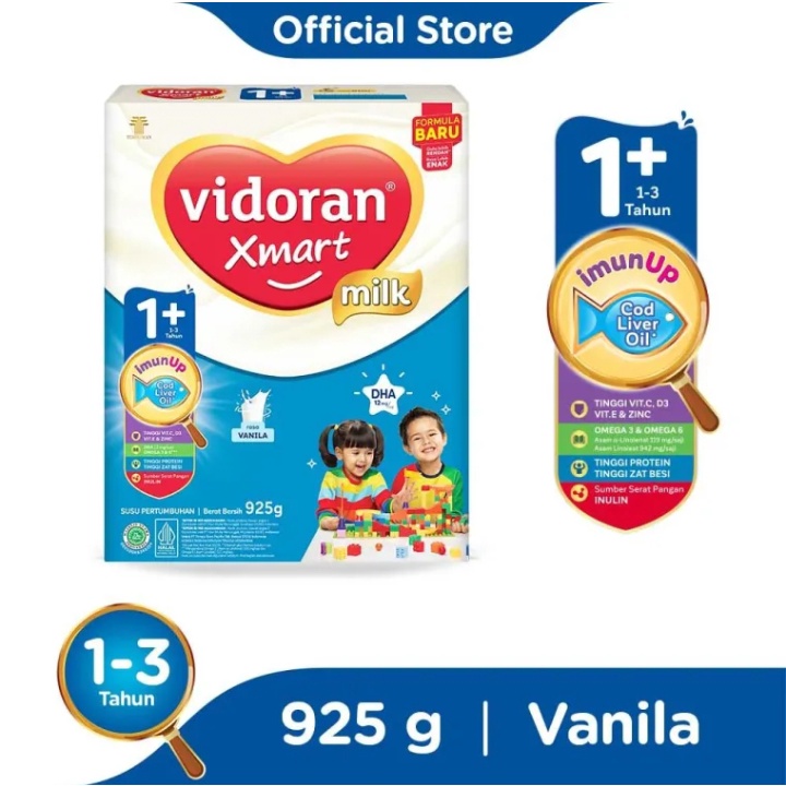 

Vidoran Xmart 1+ Rasa Vanilla 925 gr