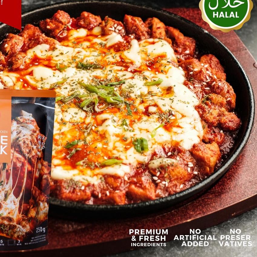 

➯ KYEOPA Cheese Buldak 250G (Korean Fire Chicken with Mozarella) HALAL ☃