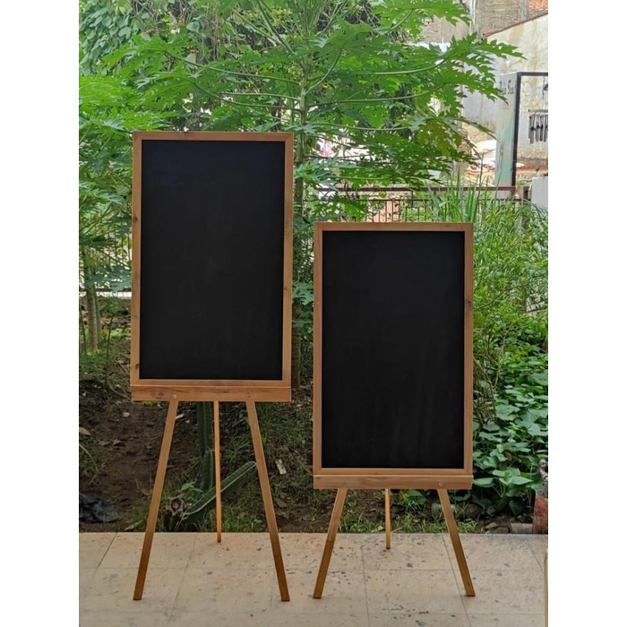 

Papan Tulis Kapur hitam Blackboard papan ukuran 50 x 80 standing 80