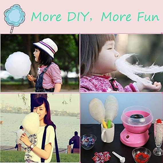 Mesin Arum Manis Permen Kapas Cotton Candy Maker - JK-MO6 - Pink