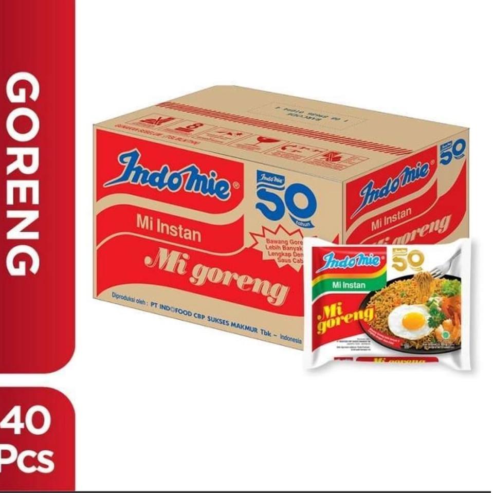 

➷ Indomie goreng 1 dus isi 40 pcs ✾