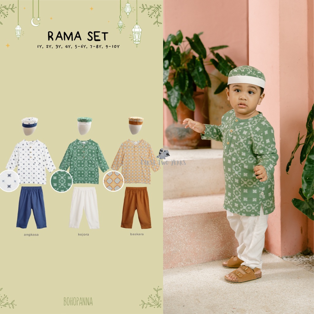 Bohopanna - Rama Set / Ramadhan Raya Lebaran Collection Baju Koko Anak