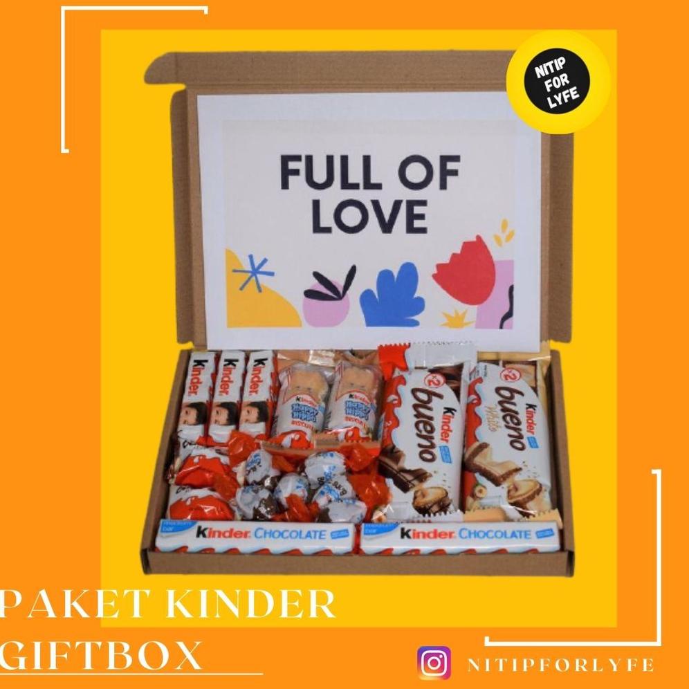 

Produk - Premium Snack Coklat Kinder Import Box/Giftbox/Hampers /Parcel/Hadiah/Snackgiftx Promo Best Seller!!