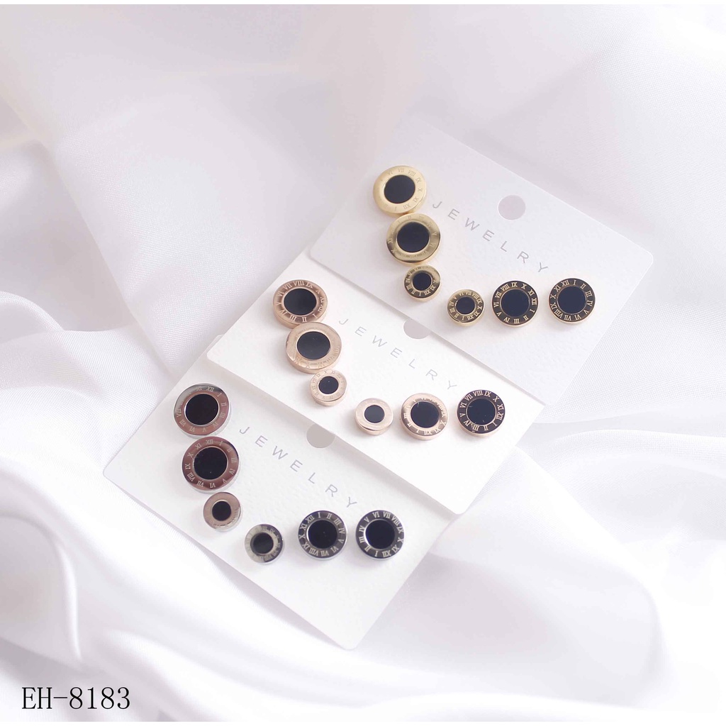 Anting Titanium Permata Perhiasan Wanita 8166/0075/8183