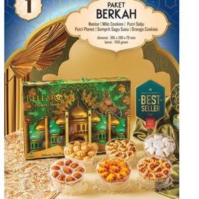 

PROMO✔️-PAKET KUE KERING LEBARAN BELLAROSA PAKET BERKAH