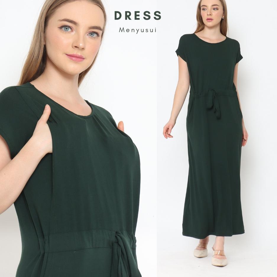 ➺ Baju Menyusui Happymomma - Daster Busui Kekinian bisa untuk Baju Hamil Dress Hamil ♜