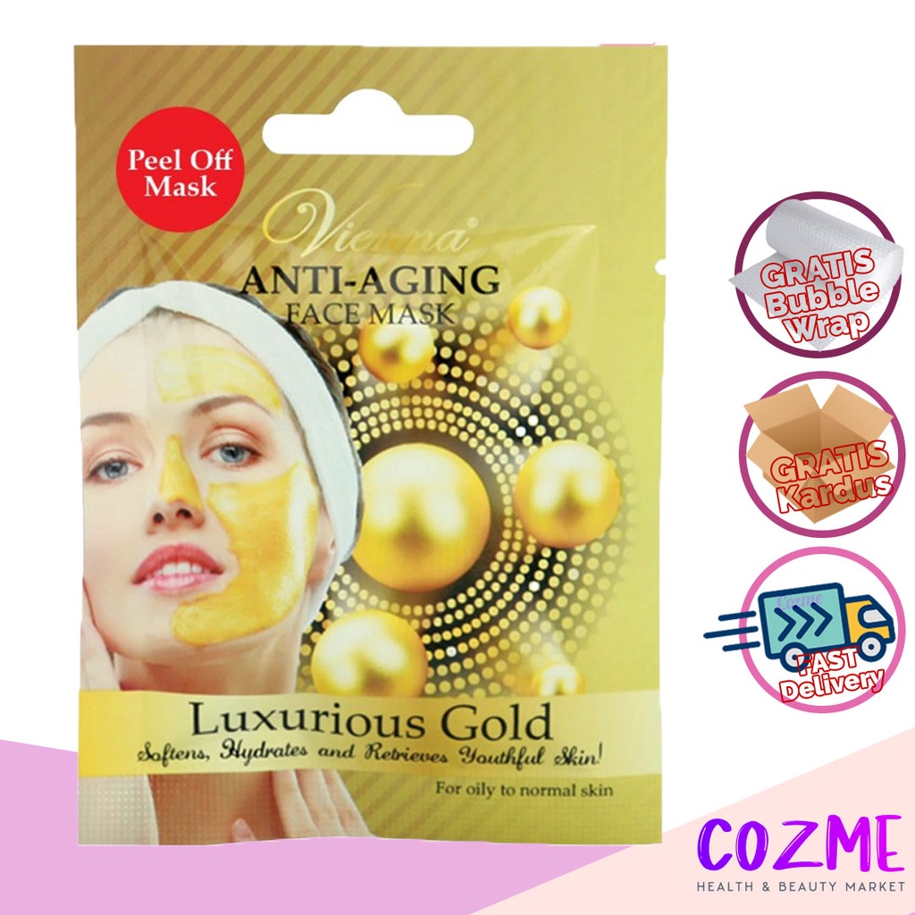 VIENNA Anti Aging Face Mask Luxurious Gold Sachet