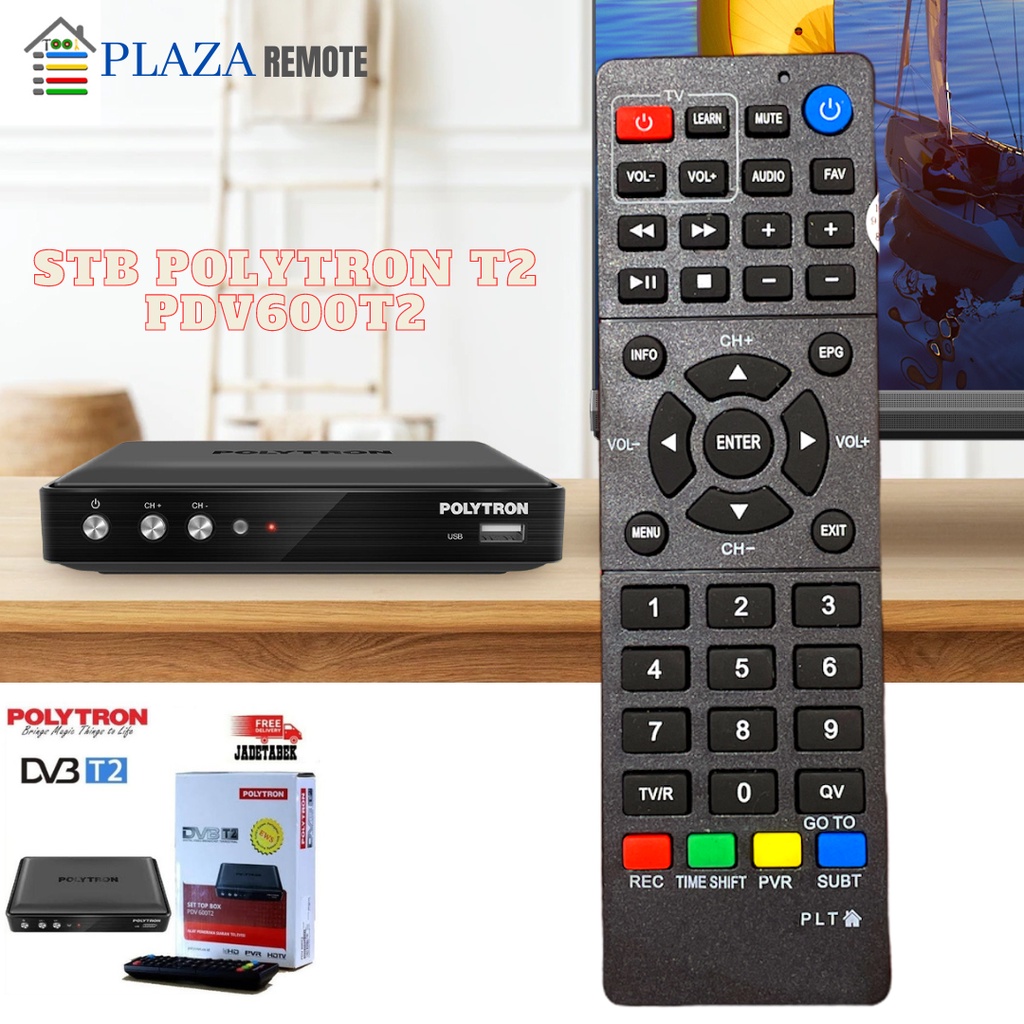 REMOTE STB POLYTRON DVB-T2 PDV 600T2